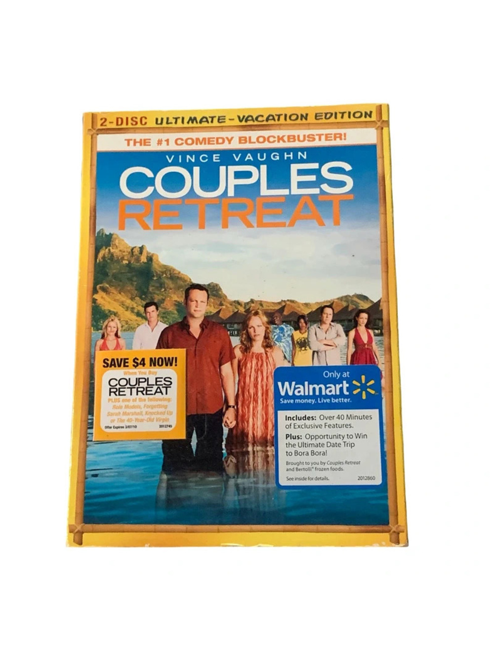 Couples Retreat DVD 2-Disc Ultimate Vacation Edition Comedy Vince Vaughn